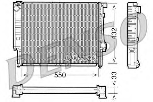 Radiator racire motor