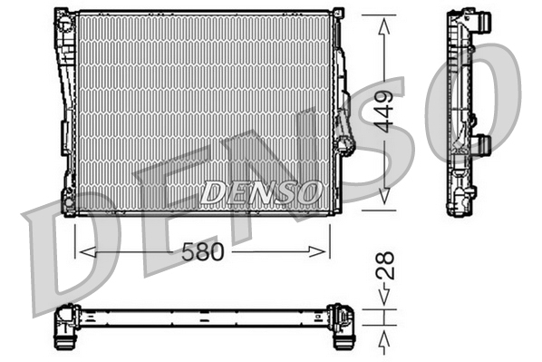 Radiator racire motor