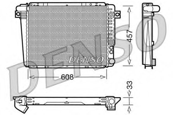 Radiator racire motor