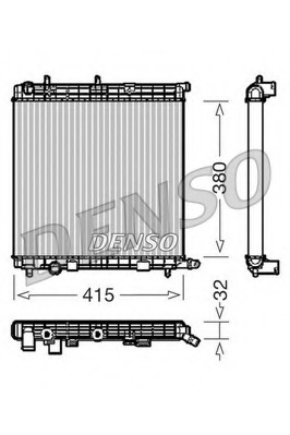 Radiator racire motor