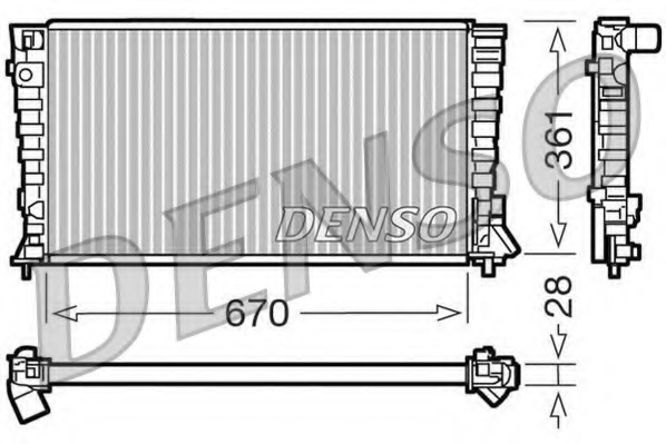 Radiator racire motor