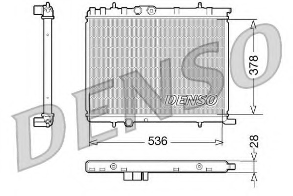 Radiator racire motor