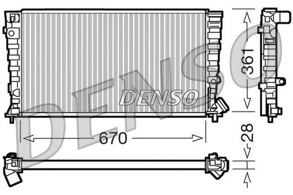 Radiator racire motor