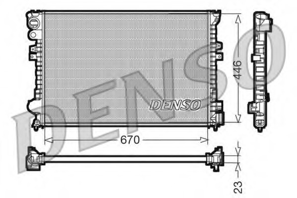 Radiator racire motor