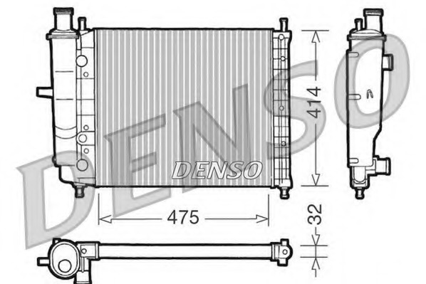 Radiator racire motor