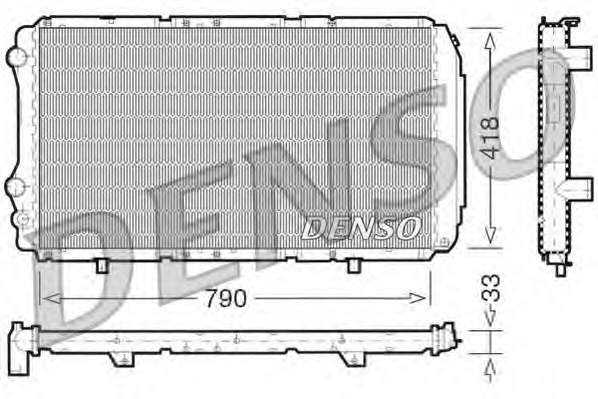 Radiator racire motor