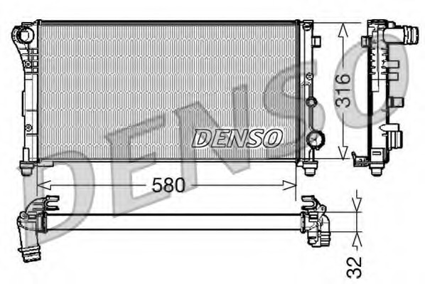 Radiator racire motor