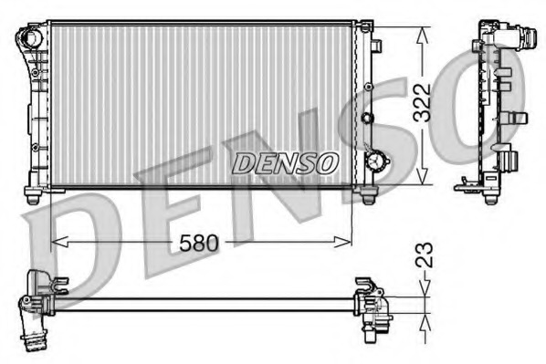 Radiator racire motor