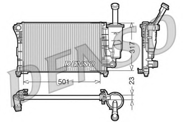 Radiator racire motor