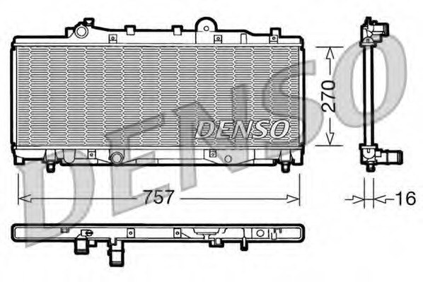 Radiator racire motor