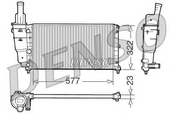 Radiator racire motor