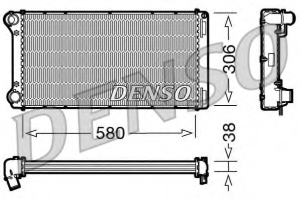 Radiator racire motor