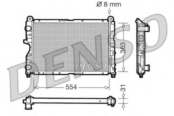 Radiator racire motor