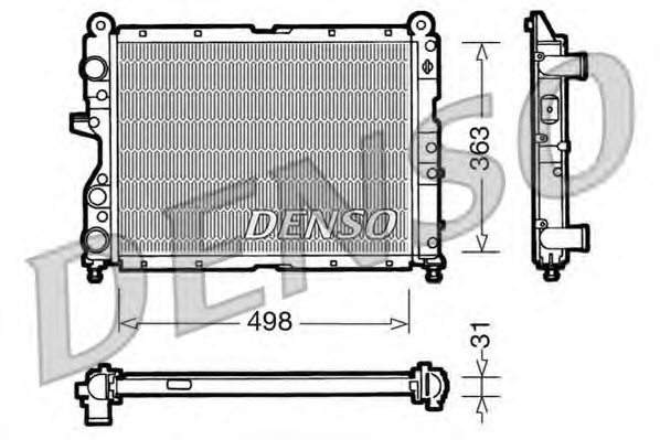 Radiator racire motor