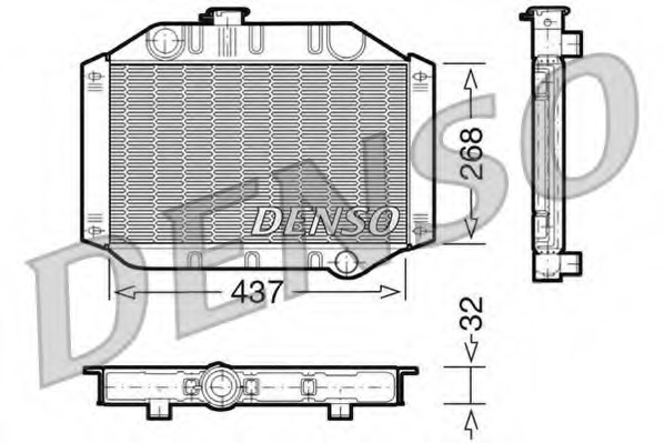 Radiator racire motor