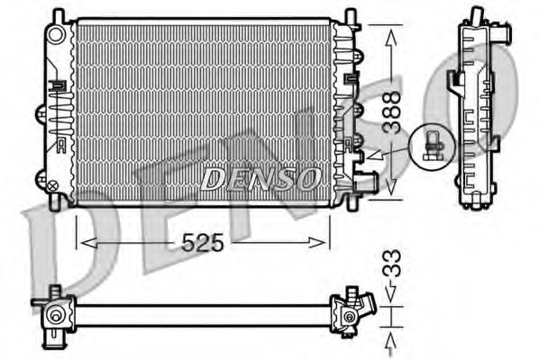 Radiator racire motor