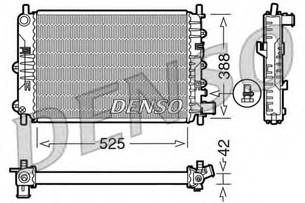 Radiator racire motor