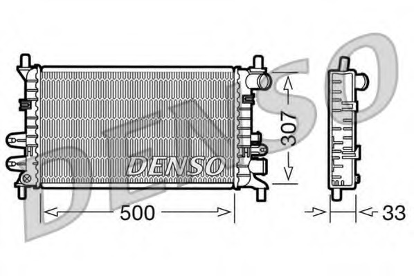 Radiator racire motor