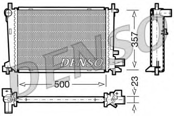 Radiator racire motor