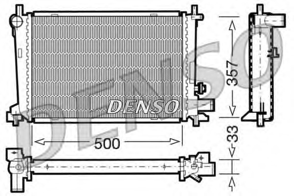 Radiator racire motor