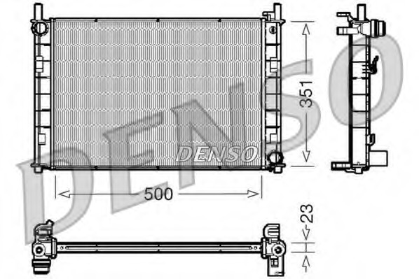 Radiator racire motor