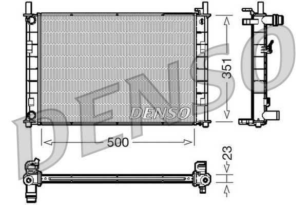 Radiator racire motor