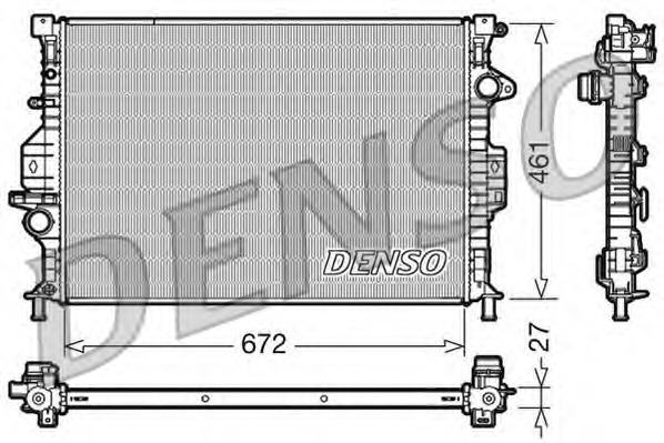 Radiator racire motor