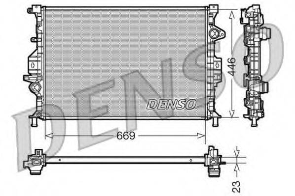 Radiator racire motor