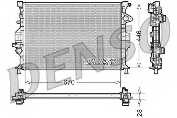 Radiator racire motor