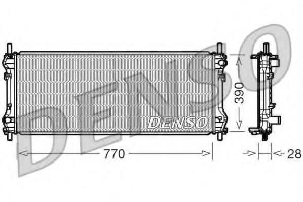 Radiator racire motor