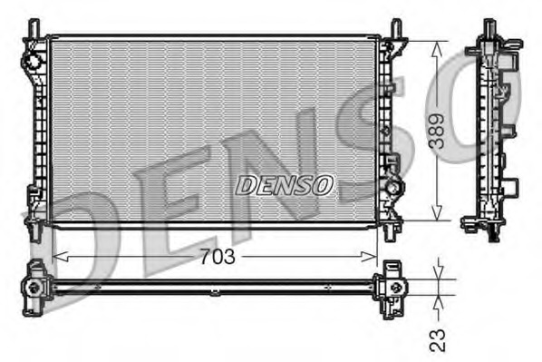 Radiator racire motor