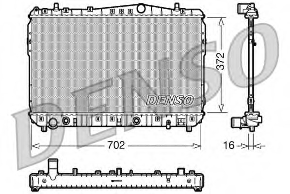 Radiator racire motor