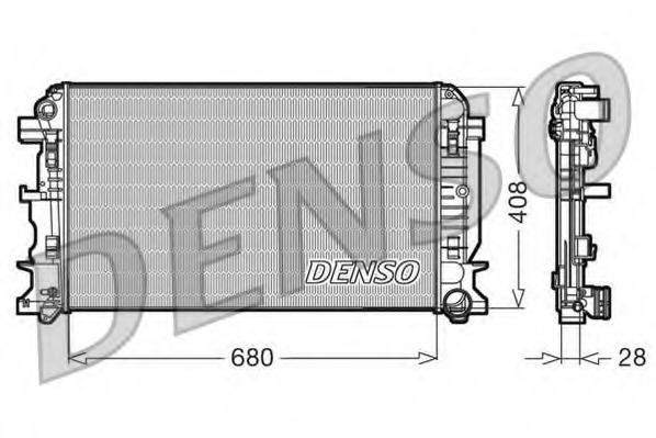 Radiator racire motor