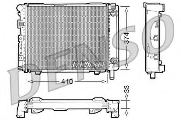 Radiator racire motor