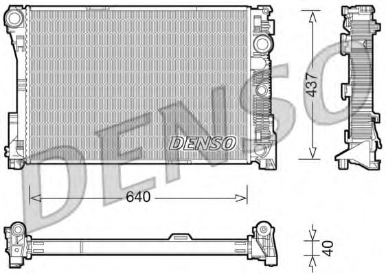 Radiator racire motor