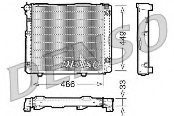 Radiator racire motor