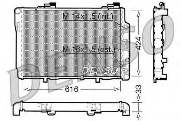 Radiator racire motor