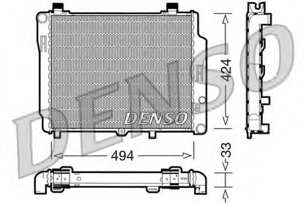 Radiator racire motor