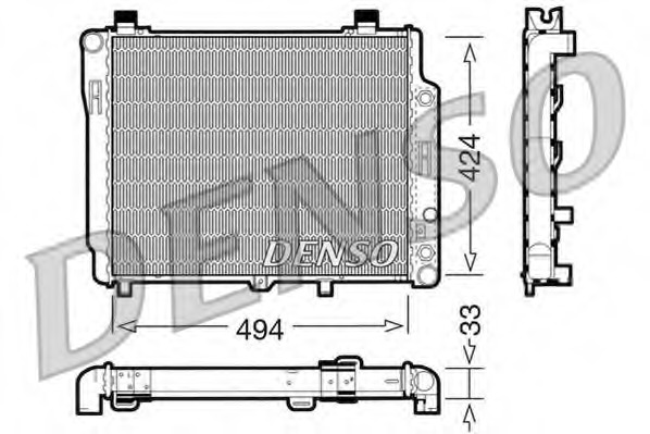 Radiator racire motor