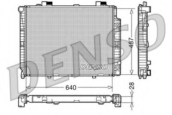 Radiator racire motor