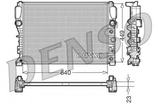 Radiator racire motor