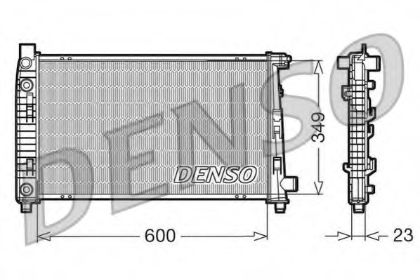 Radiator racire motor