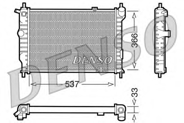 Radiator racire motor