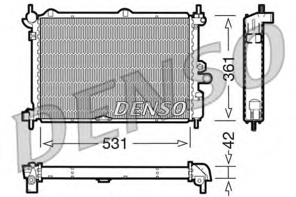 Radiator racire motor