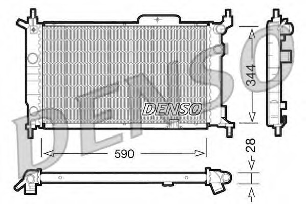 Radiator racire motor