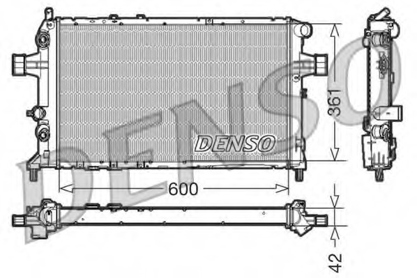 Radiator racire motor