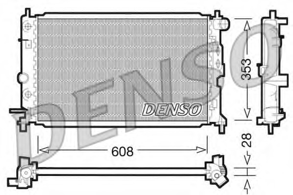 Radiator racire motor