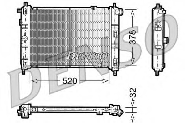 Radiator racire motor