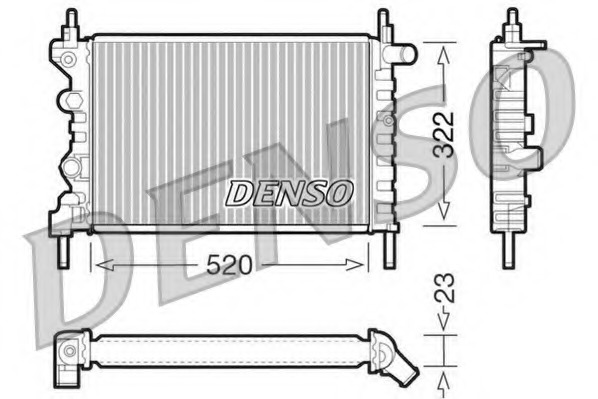 Radiator racire motor