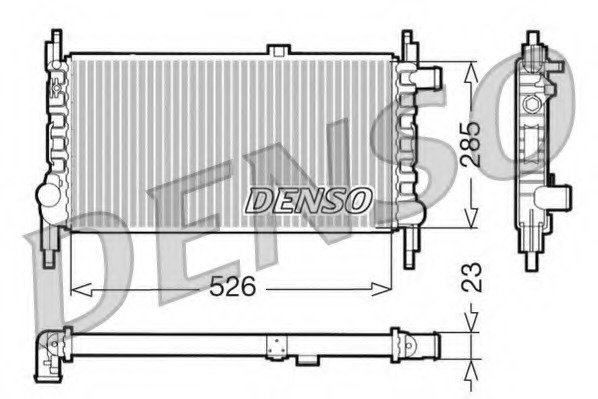 Radiator racire motor